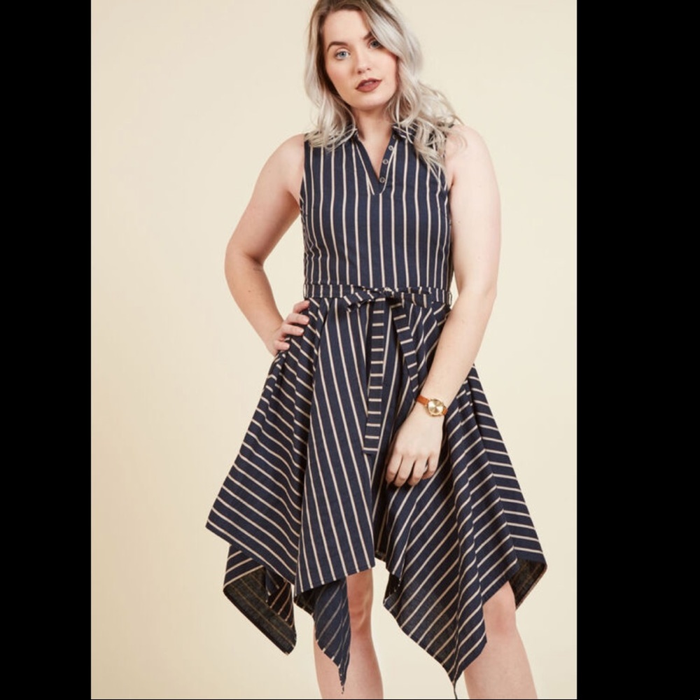 ModCloth Hankly I Don’t Give a Damn Dress L
